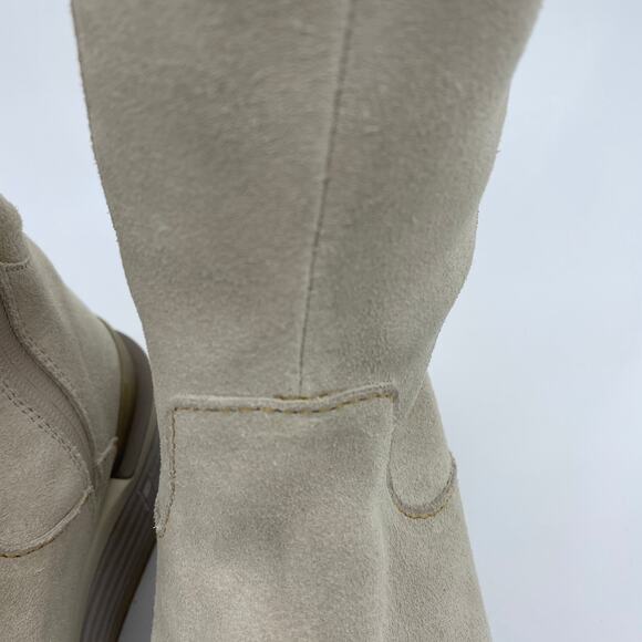 DECKERS X LAB KO-Z Chrysalis Boot Womens Size 7 Side Zip Suede Shearling Shoe - Picture 11 of 13